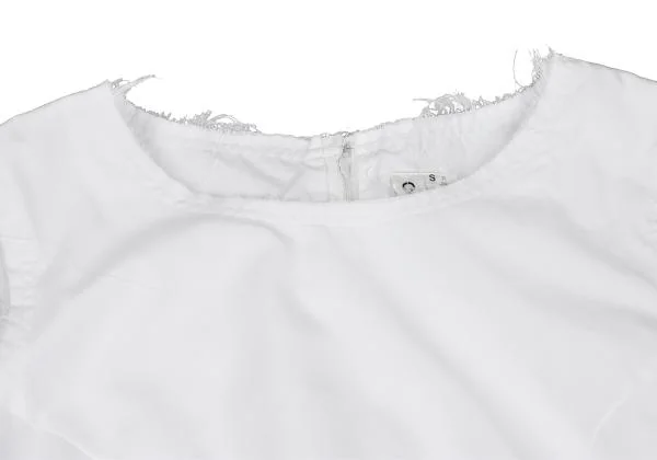 COMME des GARCONS Hem Frill Switching Sleeveless Top K-156938_004