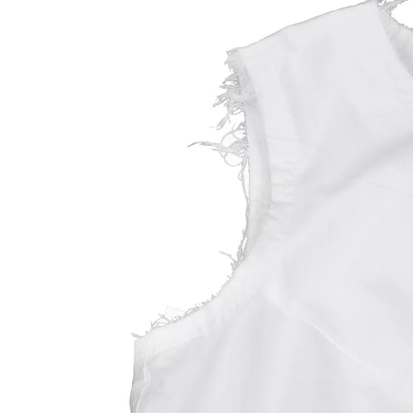 COMME des GARCONS Hem Frill Switching Sleeveless Top K-156938_005