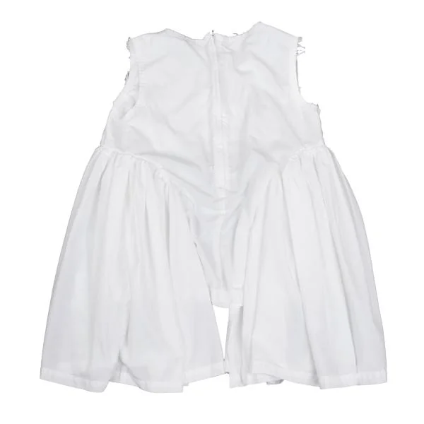 COMME des GARCONS Hem Frill Switching Sleeveless Top K-156938_010