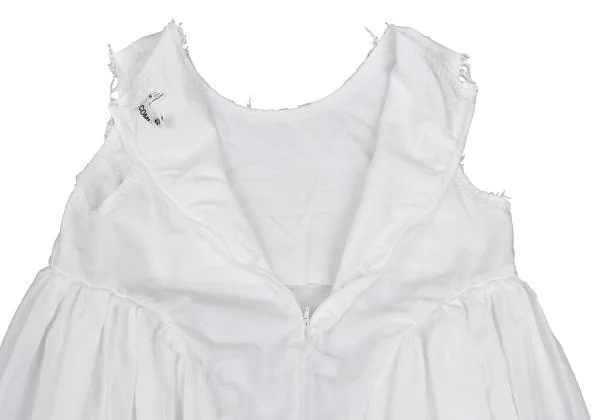 COMME des GARCONS Hem Frill Switching Sleeveless Top K-156938_011