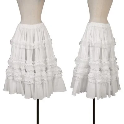 COMME des GARCONS Cotton Tulle Frill Skirt