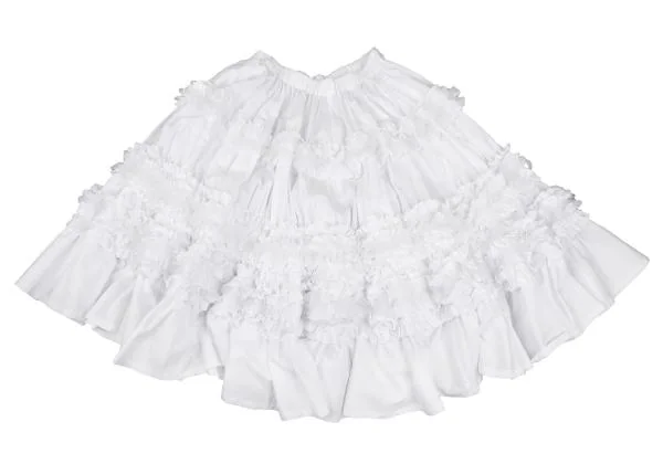 COMME des GARCONS Cotton Tulle Frill Skirt K-156939_002