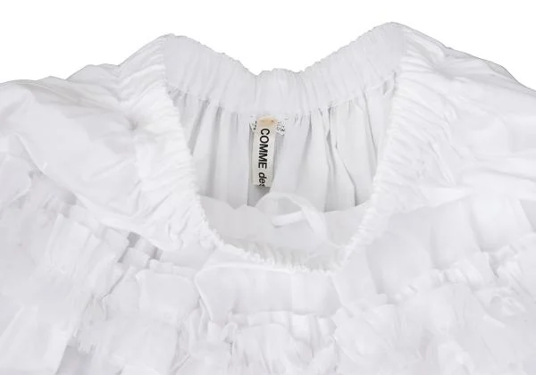 COMME des GARCONS Cotton Tulle Frill Skirt K-156939_005