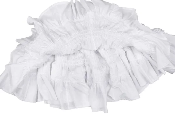 COMME des GARCONS Cotton Tulle Frill Skirt K-156939_009