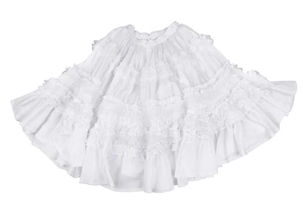 COMME des GARCONS Cotton Tulle Frill Skirt K-156939_010