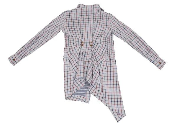 Vivienne Westwood MAN Check Drape Collar Shirt K-156949_015