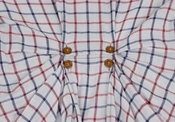 Vivienne Westwood MAN Check Drape Collar Shirt K-156949_016