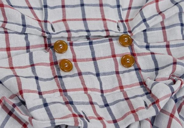 Vivienne Westwood MAN Check Drape Collar Shirt K-156949_017