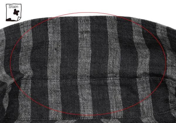 Vivienne Westwood MAN Linen Stripe front Long Shirt K-156951_006