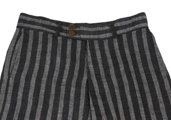 Vivienne Westwood MAN Linen Striped Jodhpur Pants K-156952_002