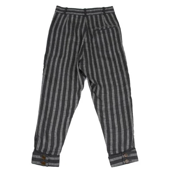 Vivienne Westwood MAN Linen Striped Jodhpur Pants K-156952_010