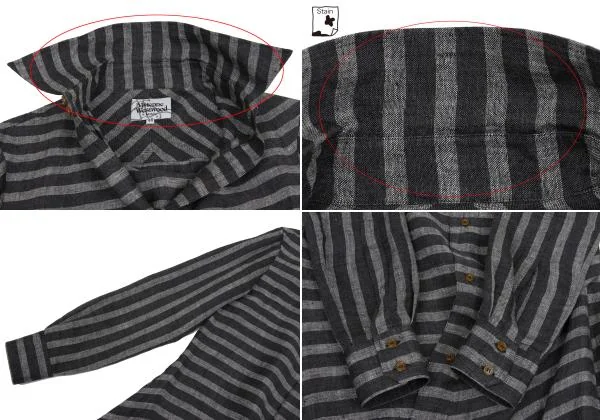 ヴィヴィアンウエストウッドマンVivienne Westwood MAN リネンストライプセットアップ  チャコール他44 K-156953_005