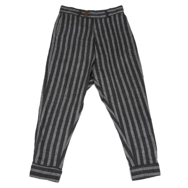ヴィヴィアンウエストウッドマンVivienne Westwood MAN リネンストライプセットアップ  チャコール他44 K-156953_012