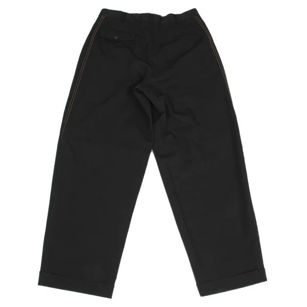 COMME des GARCONS HOMME Wool Gaba Side Stitch Line Pants K-156970_012