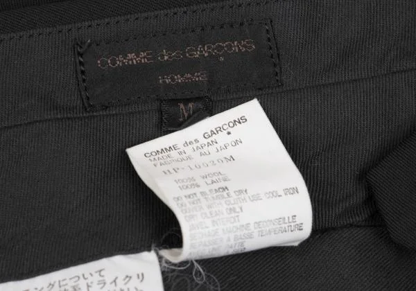 COMME des GARCONS HOMME Wool Gaba Side Stitch Line Pants K-156970_016