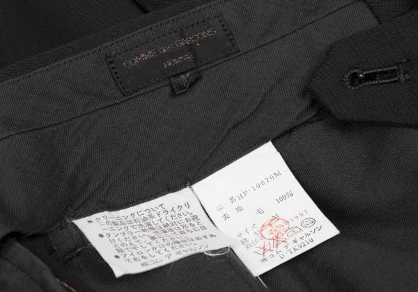 COMME des GARCONS HOMME Wool Gaba Side Stitch Line Pants K-156970_018