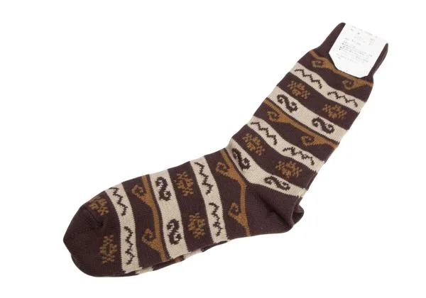COMME des GARCONS HOMME Native pattern Woven Socks K-156976_004