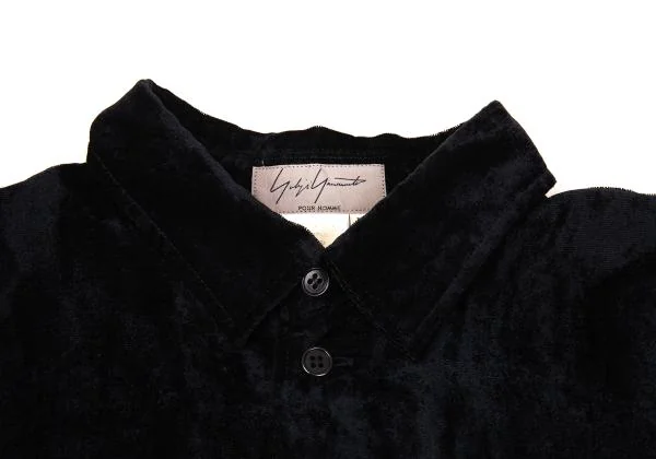 Yohji Yamamoto POUR HOMME Rayon Pile Shirt K-156981_004