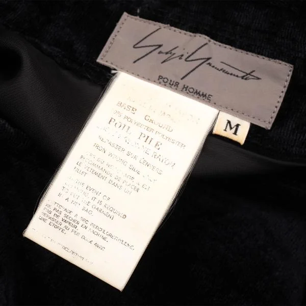 Yohji Yamamoto POUR HOMME Rayon Pile Shirt K-156981_014