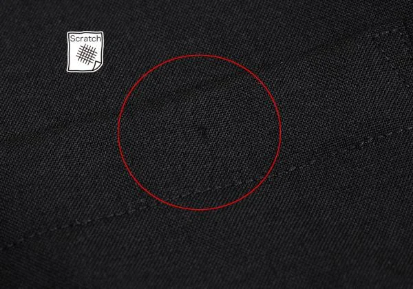 ヨウジヤマモト プールオムYohji Yamamoto POUR HOMME ウールジップアップシャツ 黒M K-156983_006