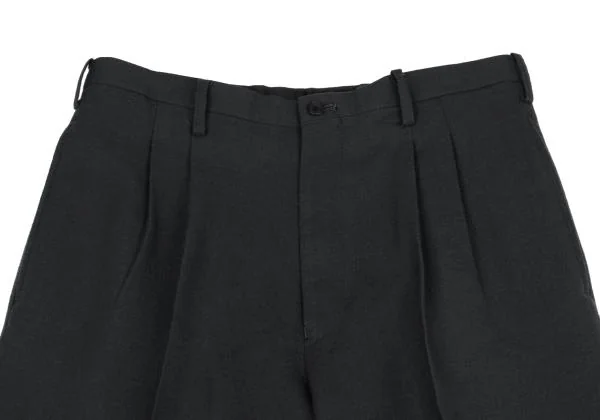 Yohji Yamamoto POUR HOMME Wool Tuck Pants K-156984_002