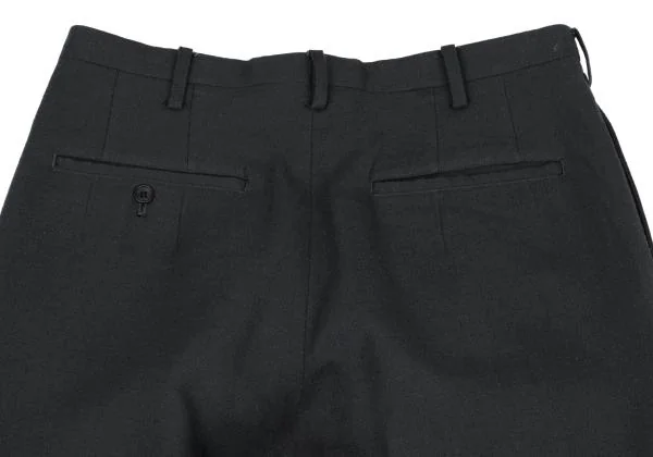 Yohji Yamamoto POUR HOMME Wool Tuck Pants K-156984_010