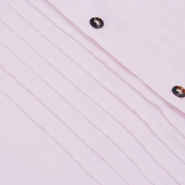 COMME des GARCONS HOMME Checked Pin Tuck Short Sleeve Shirt K-157075_008