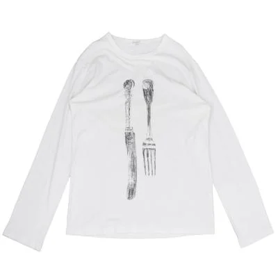 Yohji Yamamoto POUR HOMME Printed T Shirt