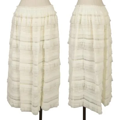COMME des GARCONS Poly Tiered Chiffon Skirt