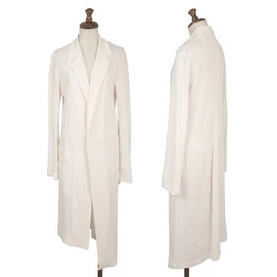 Y's Asymmetry Linen Long Jacket