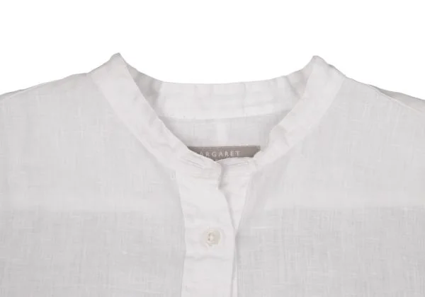 MARGARET HOWELL Henry Neck Linen Blouse K-157247_004