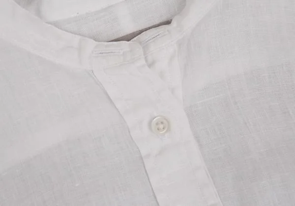 MARGARET HOWELL Henry Neck Linen Blouse K-157247_006