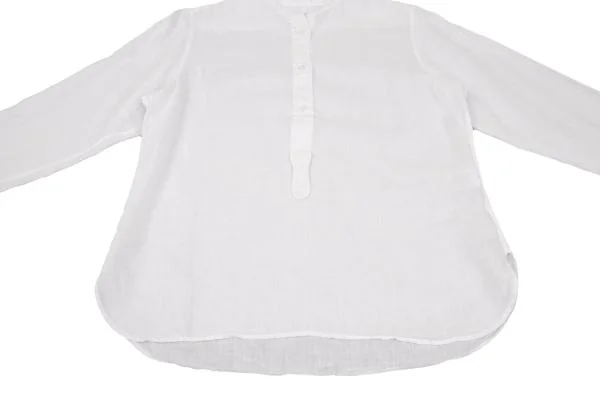 MARGARET HOWELL Henry Neck Linen Blouse K-157247_009