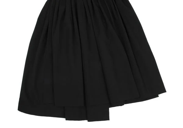 Y's Red Label Wool Gaba Belted Pleats Skirt K-157279_007