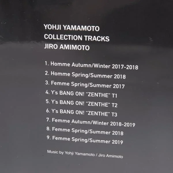 新品!ヨウジヤマモトYohji Yamamoto JIRO AMIMOTO コレクショントラック CD 黒 K-157286_003