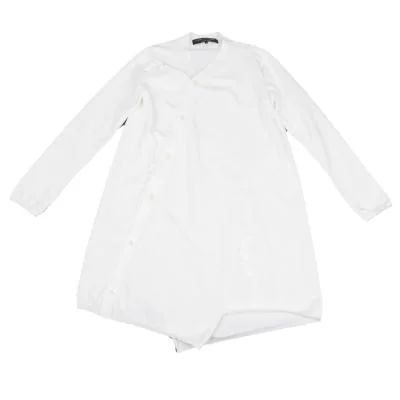 COMME des GARCONS HOMME PLUS Poly Asymmetry Design Long Knit Cardigan