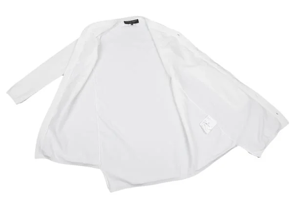 COMME des GARCONS HOMME PLUS Poly Asymmetry Design Long Knit Cardigan K-157340_008