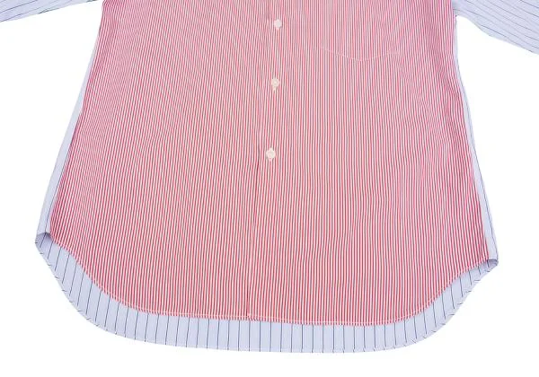 COMME des GARCONS HOMME DEUX Front Switching Stripe Shirt K-157345_008