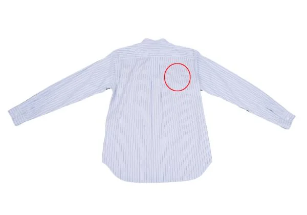 COMME des GARCONS HOMME DEUX Front Switching Stripe Shirt K-157345_010