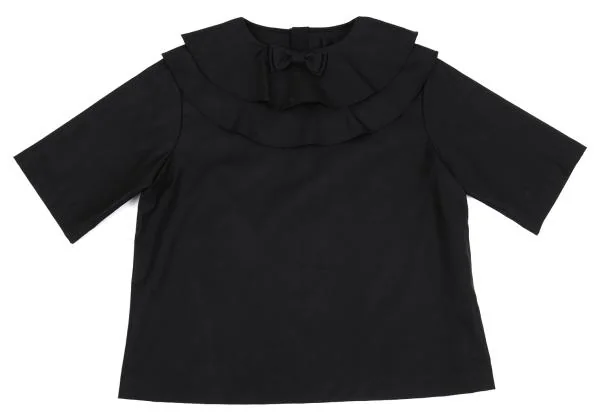 tricot COMME des GARCONS tricot Special Back Button Frill Ribbon Top K-157386_002
