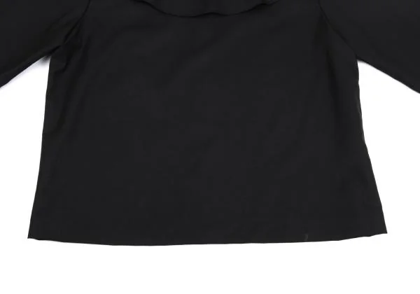 tricot COMME des GARCONS tricot Special Back Button Frill Ribbon Top K-157386_008