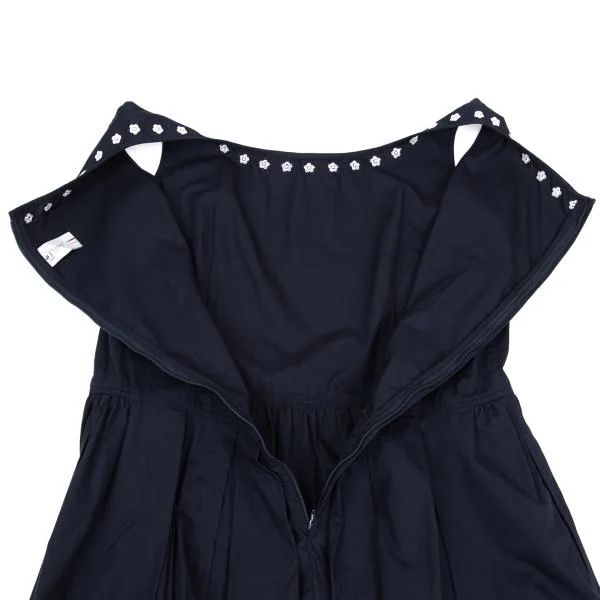 COMME des GARCONS GIRL×Jupe BY JACKIE Cotton Floral Embroidery Dress K-157389_012