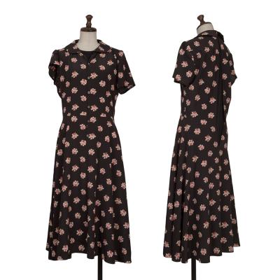 JUNYA WATANABE COMME des GARCONS Floral Layered Short Sleeve Dress