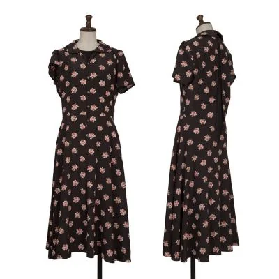 JUNYA WATANABE COMME des GARCONS Floral Layered Short Sleeve Dress