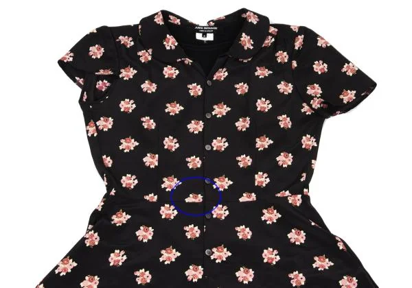 JUNYA WATANABE COMME des GARCONS Floral Layered Short Sleeve Dress K-157399_003