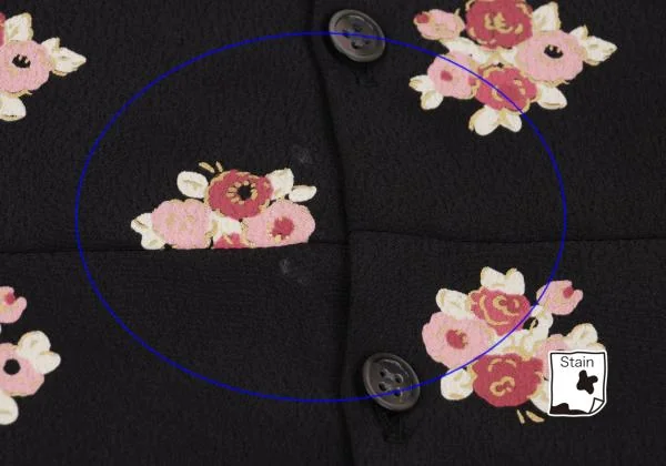 JUNYA WATANABE COMME des GARCONS Floral Layered Short Sleeve Dress K-157399_004