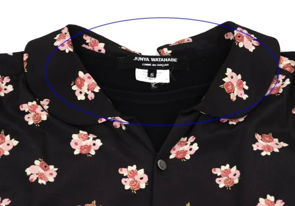 JUNYA WATANABE COMME des GARCONS Floral Layered Short Sleeve Dress K-157399_005
