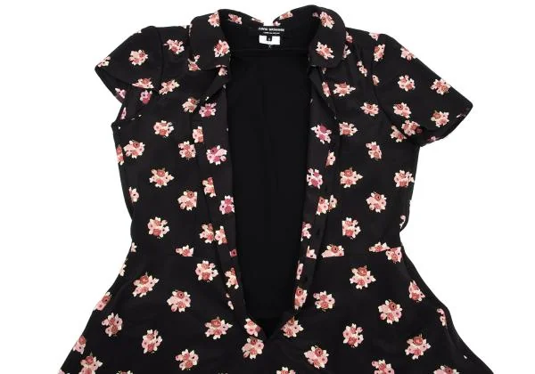 JUNYA WATANABE COMME des GARCONS Floral Layered Short Sleeve Dress K-157399_008