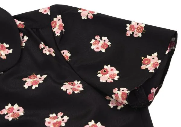 JUNYA WATANABE COMME des GARCONS Floral Layered Short Sleeve Dress K-157399_009