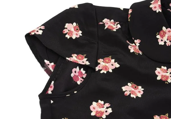 JUNYA WATANABE COMME des GARCONS Floral Layered Short Sleeve Dress K-157399_010